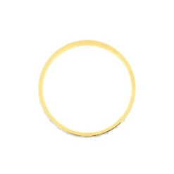 Alliance Fantaisie Diamantee Ruban Plat Or Bicolore -Bijouterie Pas Chère B3AF2W0392 view2