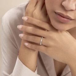 Alliance Aileen Or Jaune Diamant -Bijouterie Pas Chère B3AFJDW0IG model0