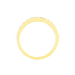 Alliance Pristina Or Jaune Diamant -Bijouterie Pas Chère B3AFJDW962 view2