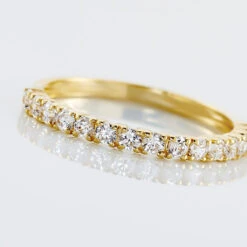 Alliance Julietta Or Jaune Oxyde De Zirconium -Bijouterie Pas Chère B3AFJZW162 view2