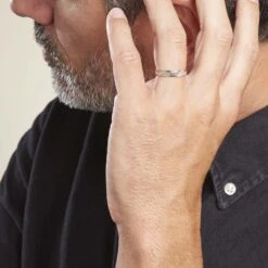 Alliance Clotilde Demi Jonc Classique Or Bicolore -Bijouterie Pas Chère B3AM2W00YC model1