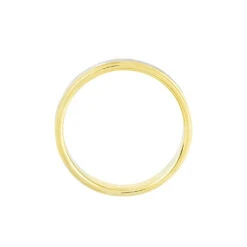 Alliance Ilki Ruban Or Bicolore -Bijouterie Pas Chère B3AM2W0729 view2