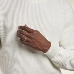 Alliance Circios Demi Jonc Classique Or Blanc -Bijouterie Pas Chère B3AMBW001K model1