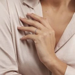 Alliance Or Blanc Stavina -Bijouterie Pas Chère B3AMBW01SY model1