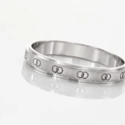 Alliance Or Blanc Stavina -Bijouterie Pas Chère B3AMBW01SY view3