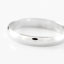 Alliance Meredithe Demi Jonc Classique Or Blanc 9 Alliance Meredithe Demi Jonc Classique Or Blanc -Bijouterie Pas Chère B3AMBW0452 view3