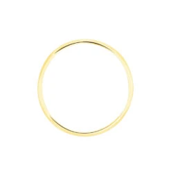 Alliance Demi Jonc Classique Or Jaune -Bijouterie Pas Chère B3AMJW00U4 view2