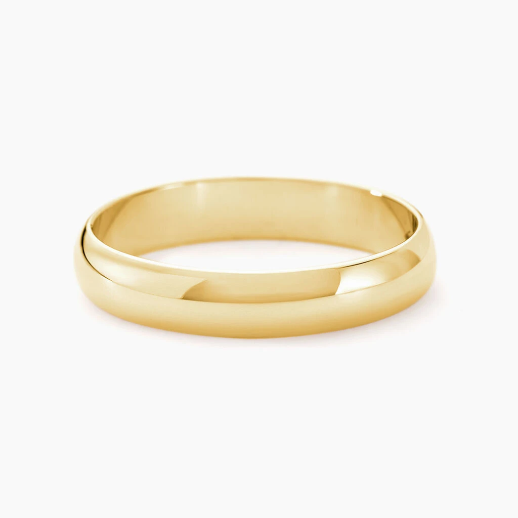 Alliance Aphrodite Demi Jonc Bombe Or Jaune 2 Alliance Aphrodite Demi Jonc Bombe Or Jaune – Image 2