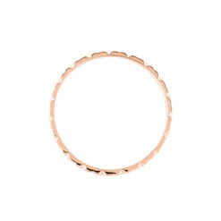 Alliance Fleur Diamantee Ruban Plat Or Rose -Bijouterie Pas Chère B3AMRW00YR view2