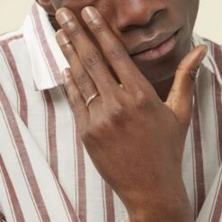 Alliance Meredithe Demi Jonc Classique Or Rose -Bijouterie Pas Chère B3AMRW01PR model1