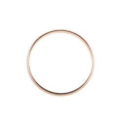 Alliance Meredithe Demi Jonc Classique Or Rose -Bijouterie Pas Chère B3AMRW01PR view2