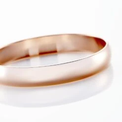 Alliance Meredithe Demi Jonc Classique Or Rose -Bijouterie Pas Chère B3AMRW01PR view3