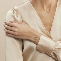 Bracelet Elizabeta Or Bicolore -Bijouterie Pas Chère B3BF2W0380 model0