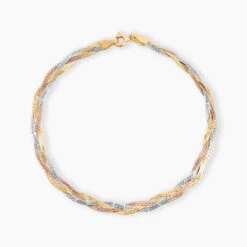 Bracelet Morjana Or Tricolore