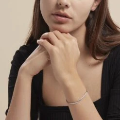 Bracelet Fernanda Or Blanc -Bijouterie Pas Chère B3BFBW0299 model0