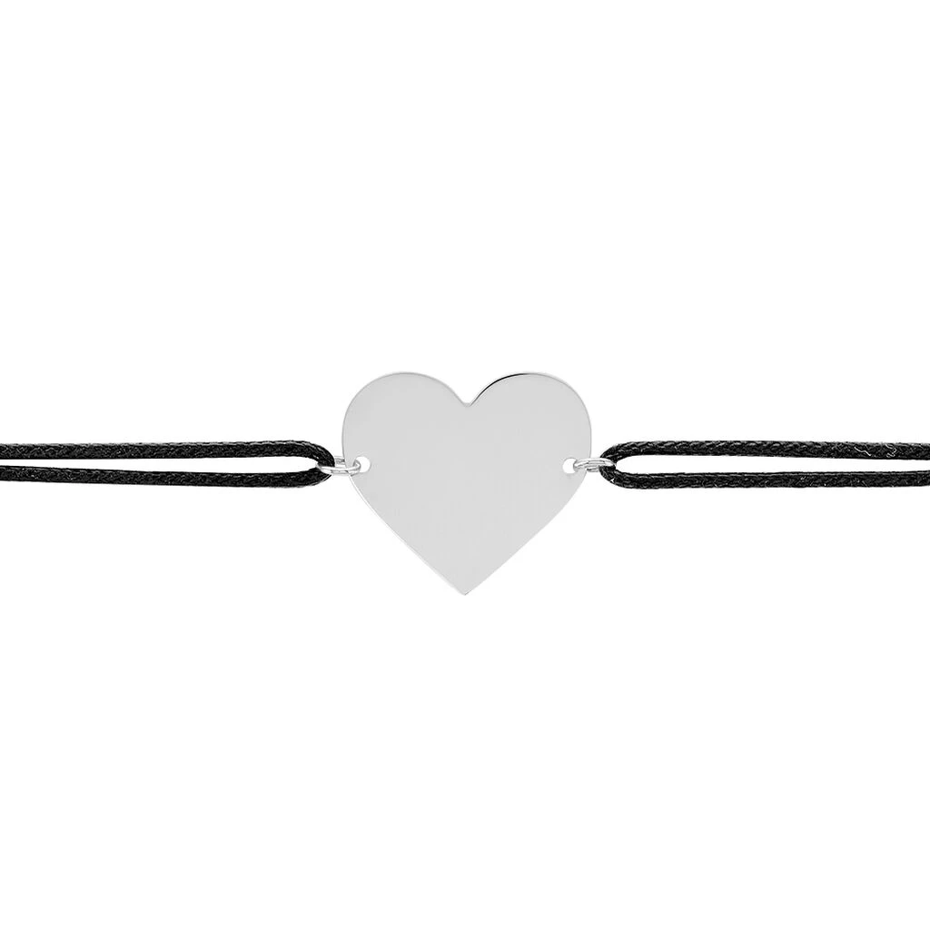 Bracelet Coeur Gravable Or Blanc 2 Bracelet Coeur Gravable Or Blanc – Image 2