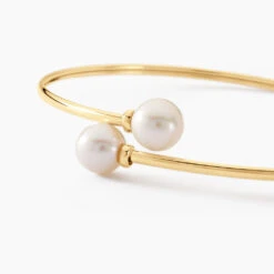 Bracelet Jonc Sammy Or Jaune Perle De Culture -Bijouterie Pas Chère B3BFJU2197 view1