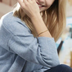 Bracelet Jonc Cleanne Fil Rond Or Jaune -Bijouterie Pas Chère B3BFJW00AN model0