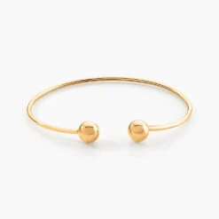 Bracelet Jonc Davina Boules Or Jaune