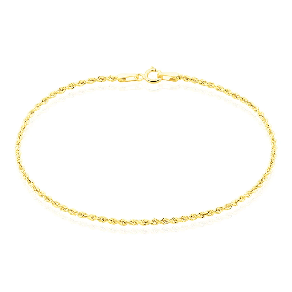 Bracelet Jerry Maille Corde Or Jaune 1 Bracelet Jerry Maille Corde Or Jaune