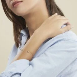 Bracelet Jonc Ileana Or Jaune -Bijouterie Pas Chère B3BFJW0949 model0