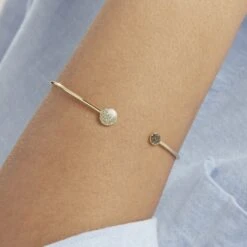 Bracelet Jonc Ileana Or Jaune -Bijouterie Pas Chère B3BFJW0949 model1