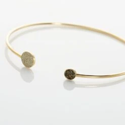 Bracelet Jonc Ileana Or Jaune -Bijouterie Pas Chère B3BFJW0949 view2