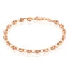 Bracelet Dami Maille Grain De Cafe Or Rose