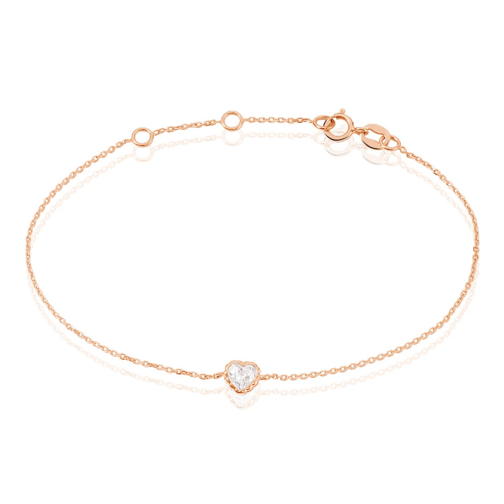 Bracelet Kadidjatou Or Rose Oxyde De Zirconium 1 Bracelet Kadidjatou Or Rose Oxyde De Zirconium