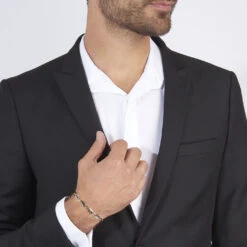 Bracelet Gwenaela Or Bicolore -Bijouterie Pas Chère B3BH2W0017 model0