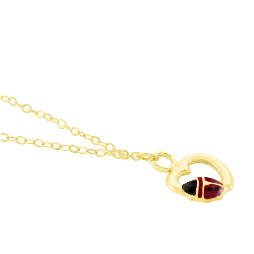 Collier Hydrangee Or Jaune 2 Collier Hydrangee Or Jaune – Image 2