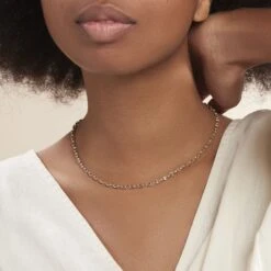 Chaîne Carlo Maille Marine Ronde Or Bicolore -Bijouterie Pas Chère B3CF2W0371 model0