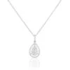 Collier Or Blanc Diamant