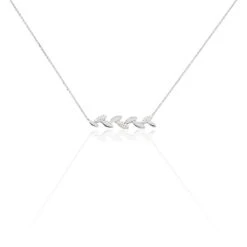 Collier Anthea Or Blanc Diamant