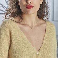 Collier Valerianka Or Jaune Diamant -Bijouterie Pas Chère B3CFJDW728 model0