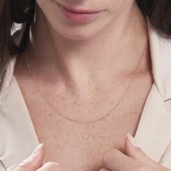 Chaine Or Jaune Pilea -Bijouterie Pas Chère B3CFJW00GN model1