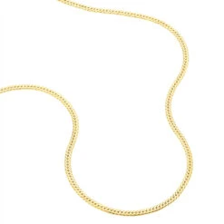 Collier Izel Maille Anglaise Or Jaune -Bijouterie Pas Chère B3CFJW0569 view2