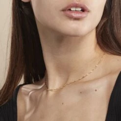 Chaîne Imanie Maille Singapour Or Jaune -Bijouterie Pas Chère B3CFJW0844 model0