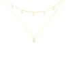 Collier Ginna Or Jaune Oxyde De Zirconium