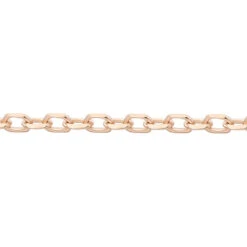 Chaîne Maille Forçat Diamantee Or Rose
