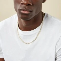 Chaîne Cameo Maille Alternee 1/3 Or Jaune 11 Chaîne Cameo Maille Alternee 1/3 Or Jaune -Bijouterie Pas Chère B3CHJW0018 model0