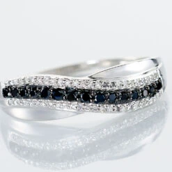 Bague Calliste Or Blanc Diamant 9 Bague Calliste Or Blanc Diamant -Bijouterie Pas Chère B3DFBDD295 view3