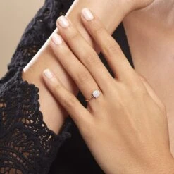 Bague Marilou Or Blanc Diamant -Bijouterie Pas Chère B3DFBDW221 model1