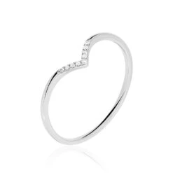 Bague Herveva Or Blanc Diamant