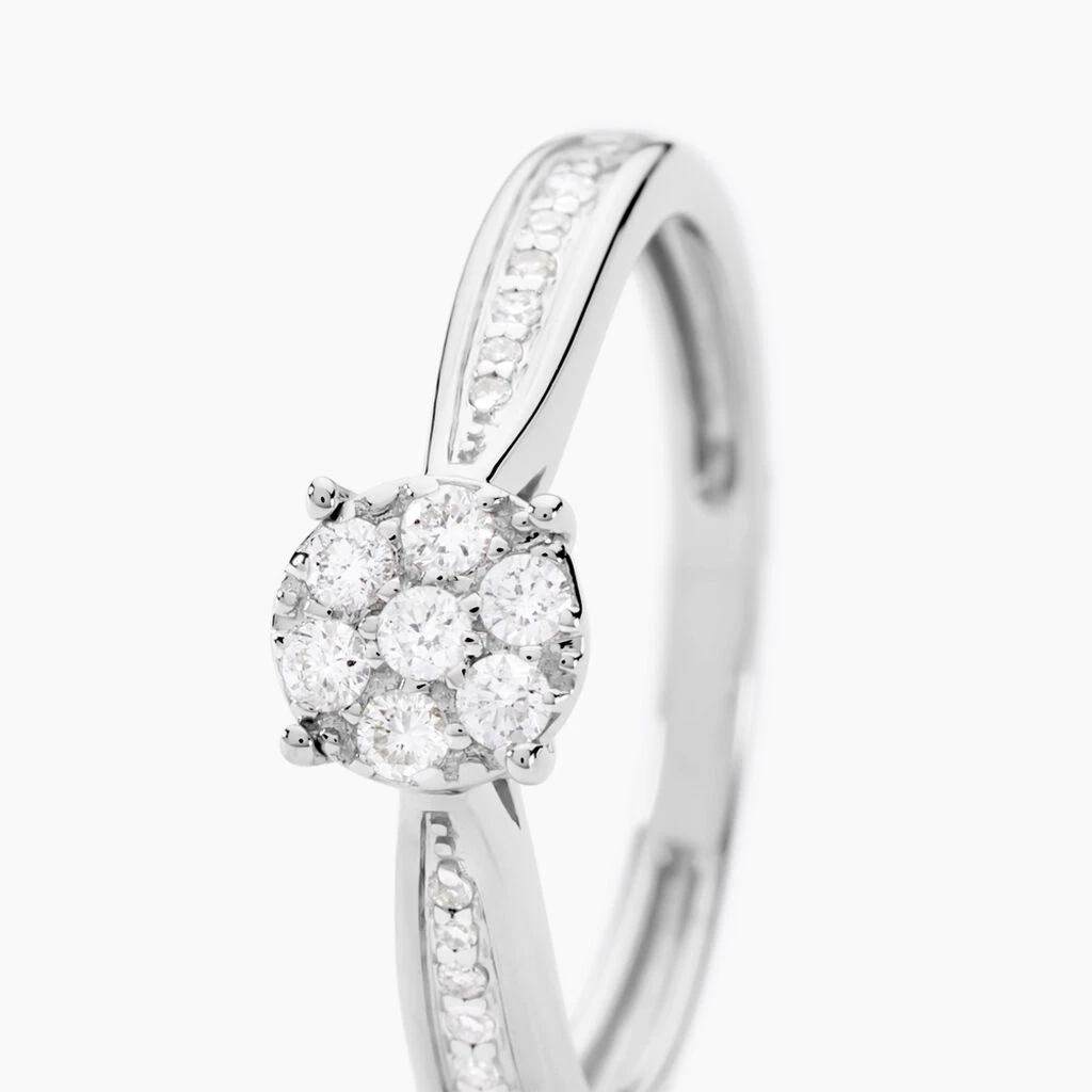 Bague Celia Or Blanc Diamant 2 Bague Celia Or Blanc Diamant – Image 2