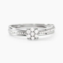 Bague Or Blanc Rosalane Diamants
