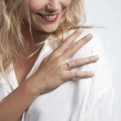 Bague Or Blanc Rosalane Diamants -Bijouterie Pas Chère B3DFBDW3YT model0