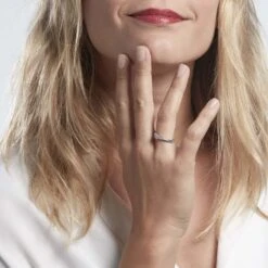 Bague Or Blanc Rosalane Diamants -Bijouterie Pas Chère B3DFBDW3YT model1