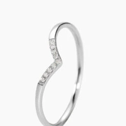 Bague Alicia Or Blanc Diamants -Bijouterie Pas Chère B3DFBDW3Z7 view1