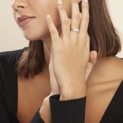 Bague Rosaleen Blanc Diamant Blanc Diamant -Bijouterie Pas Chère B3DFBDW4C3 model0